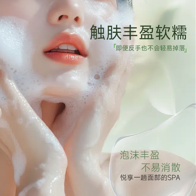 毕生堂 毕生堂山茶花氨基酸洁面慕斯 清洁保湿