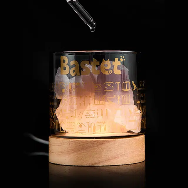 大英博物馆 盖亚·安德森猫和她的朋友们系列 晶石香薰灯 摆件 香氛礼盒