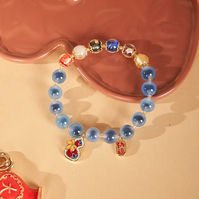 大英博物馆 东方梦境系列 国风 新中式 百搭#好运天然 玛瑙 手串 女款