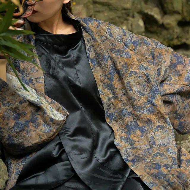 三省六部 敦煌·壹超薄新中式复古道袍汉服 男女同款 图片色