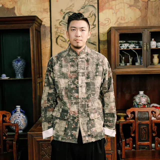 三省六部 复古户部【破局】秋冬中国风潮流破坏唐装夹克 男女同款