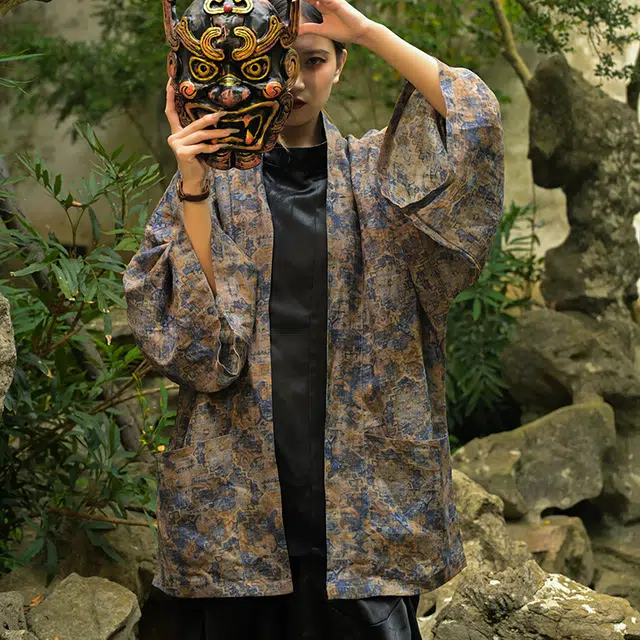 三省六部 敦煌·壹超薄新中式复古道袍汉服 男女同款 图片色