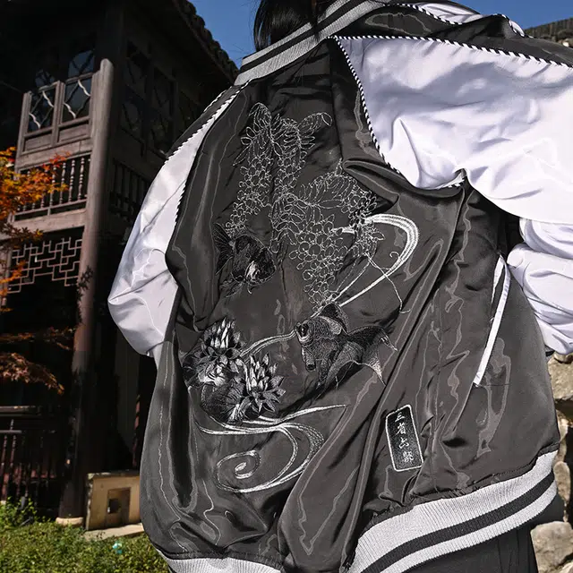 Sanshengliubu Bomber Jacket