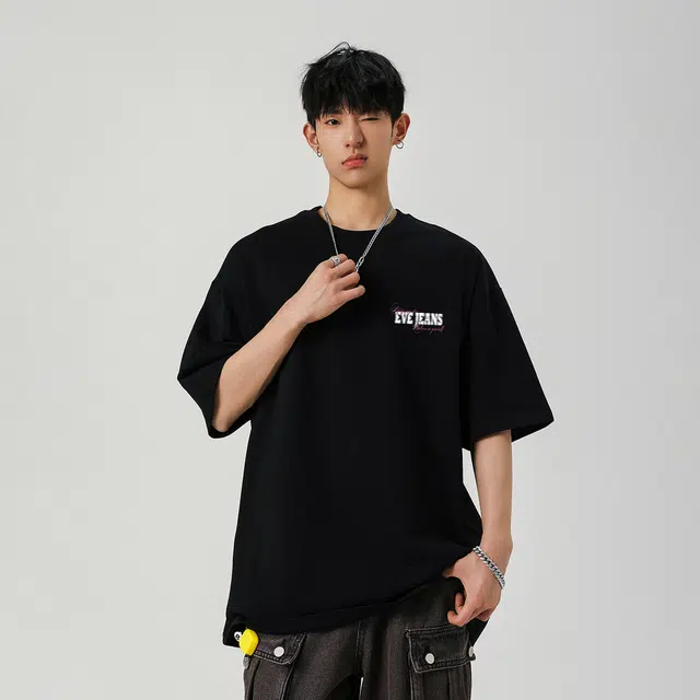 EVE Jeans Letter Print T-Shirt