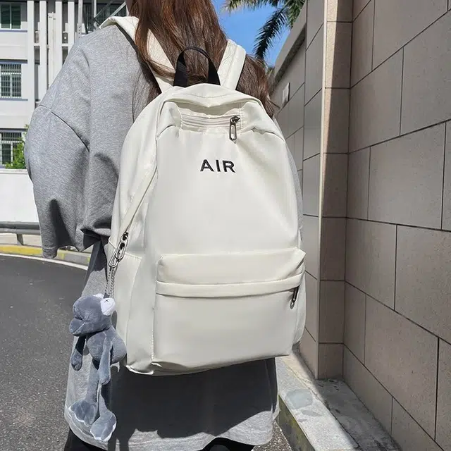 八小万 简约高级百搭轻便 尼龙 双肩包 常规 男女同款情侣款 多色