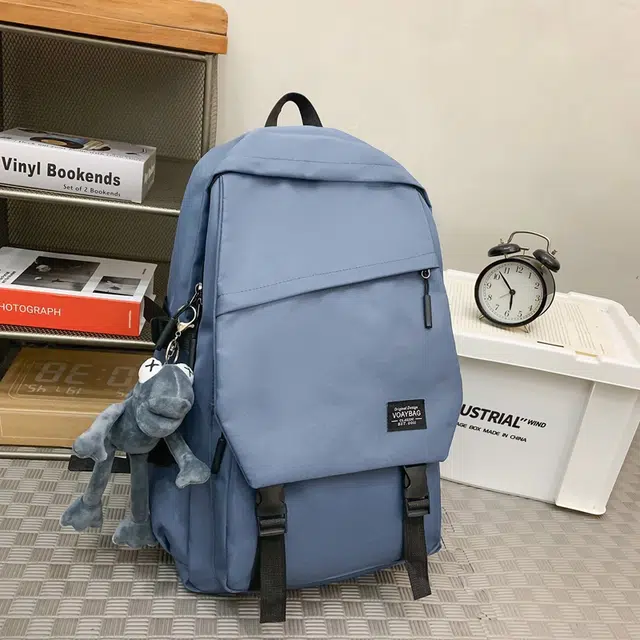 辛巴赫 时尚百搭休闲潮流学生背包 尼龙 双肩包 常规 男女同款情侣款 紫色
