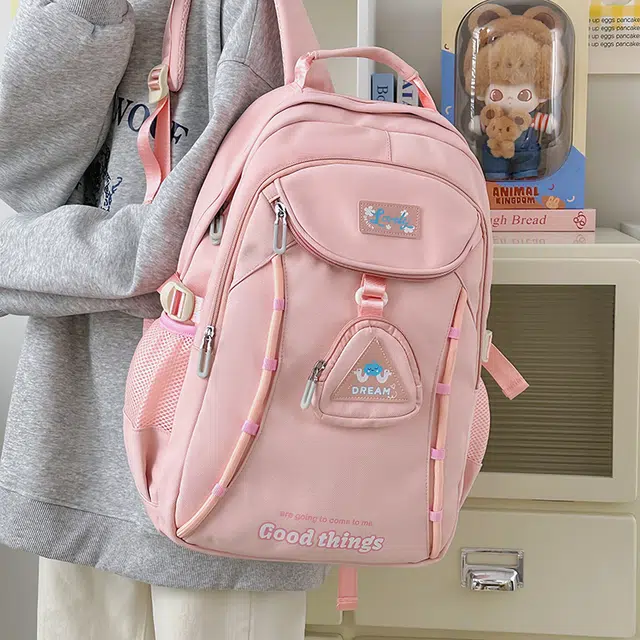 辛巴赫 学院风小清新小众设计轻便 尼龙 双肩包 女款 多色