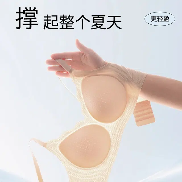 艾诗塔 夏季薄款无痕内衣小胸聚拢显大无钢圈防下垂纯欲风文胸 女款
