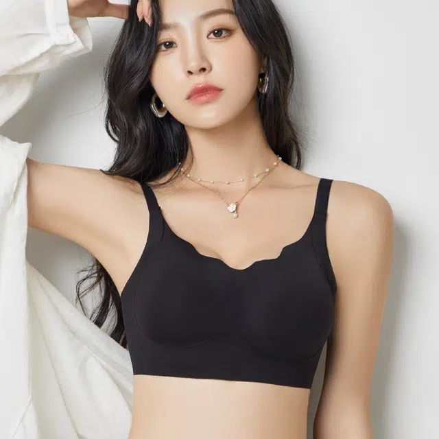 艾诗塔 小胸显大薄款乳胶果冻条软支撑无痕美背文胸 女款