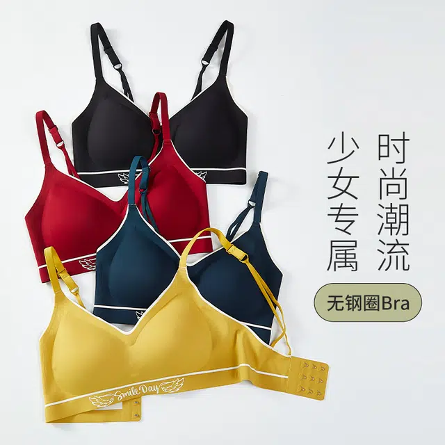 艾诗塔 冰丝无痕内衣女吊带美背裹胸舒适透气女生无钢圈文胸 女款
