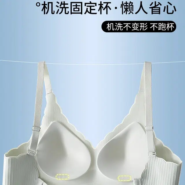艾诗塔 无痕内衣小胸聚拢薄款夏季防下垂收副乳固定杯无钢圈美背文胸 女款