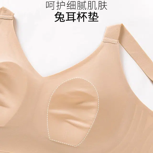 艾诗塔 内衣夏薄款大胸显小防下垂收副乳提拉舒适无痕调整塑形文胸 女款