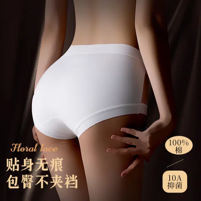 艾诗塔 夏季薄款性感抗菌纯棉裆内裤 女款