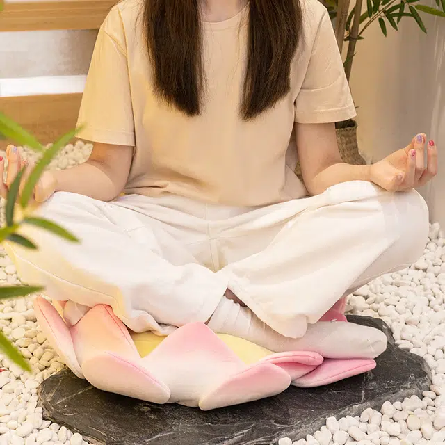 歪瓜出品 好运莲莲坐垫 少女心黑莲花沙发屁垫 动漫周边