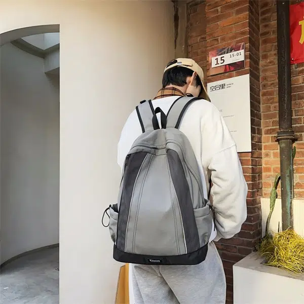 度森袋鼠 大容量设计感撞色旅行通用轻便 尼龙 双肩包 常规 男女同款情侣款 多色