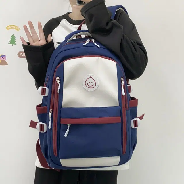 度森袋鼠 高颜值大容量小众洋气轻便气质背包 尼龙 双肩包 男女同款情侣款 多色