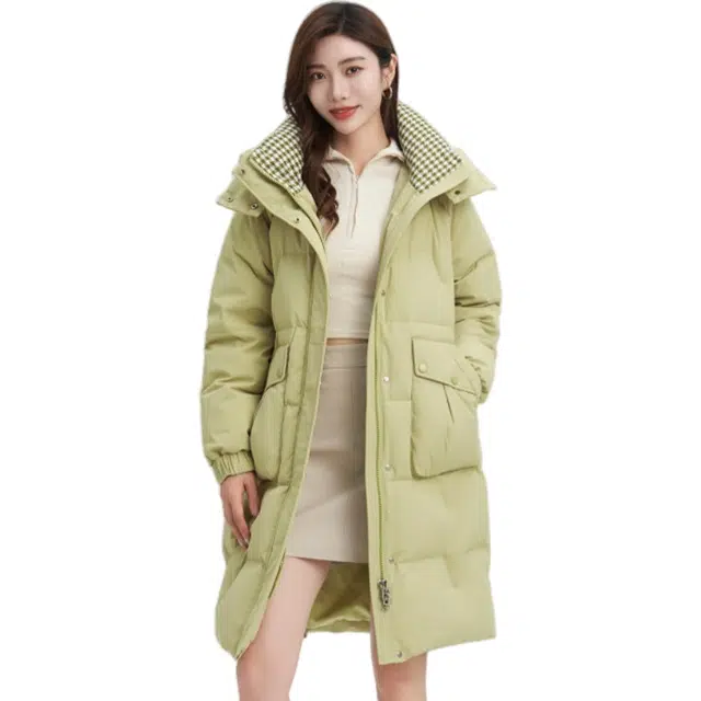 雅鹿 保暖抗寒时尚极简纯色舒适极寒户外羽绒服 女款