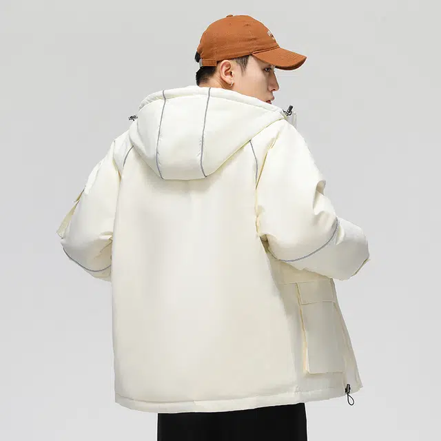 雅鹿 加厚保暖极简城市户外百搭舒适柔软羽绒服 男款