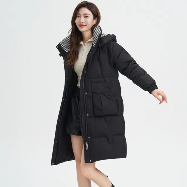 雅鹿 保暖抗寒时尚极简纯色舒适极寒户外羽绒服 女款