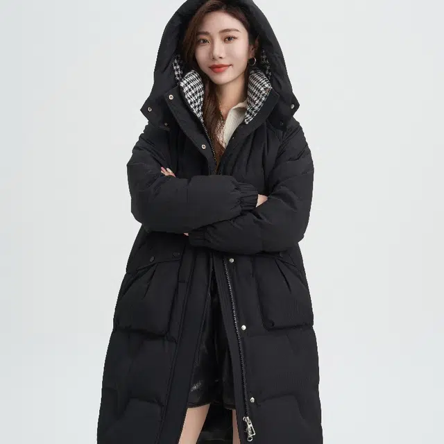 雅鹿 保暖抗寒时尚极简纯色舒适极寒户外羽绒服 女款