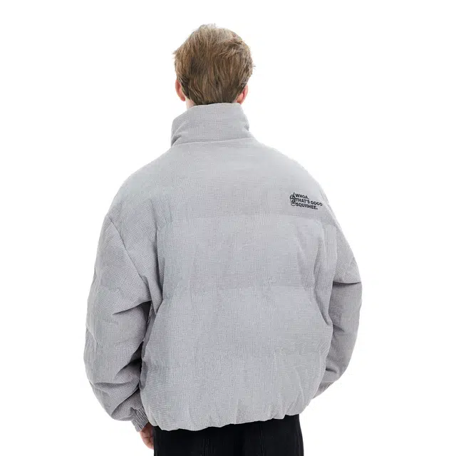 The Simpsons Waffle Texture Down Jacket