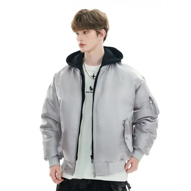 The Simpsons Reflective Metallic Flight Jacket