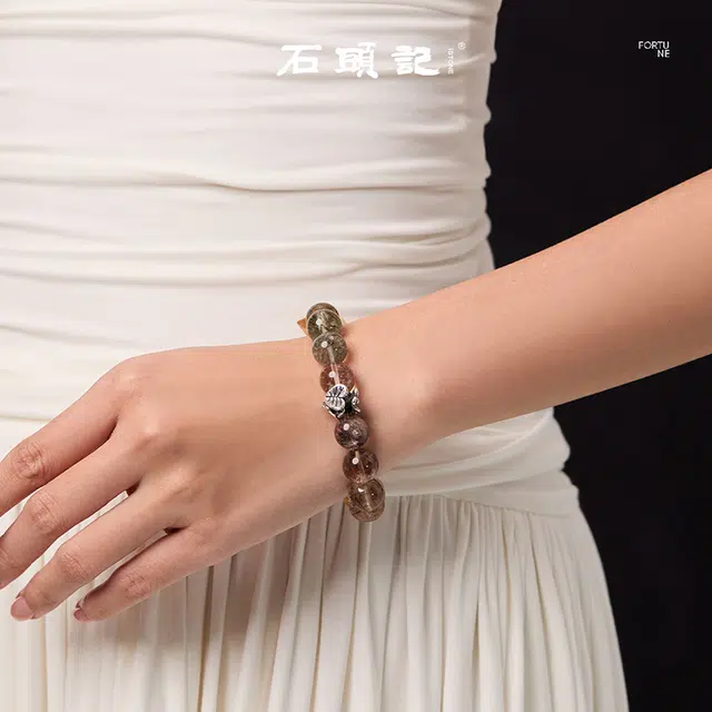 石头记 新中式高级感优雅气质#好运 多色水晶 手串 男女同款情侣款