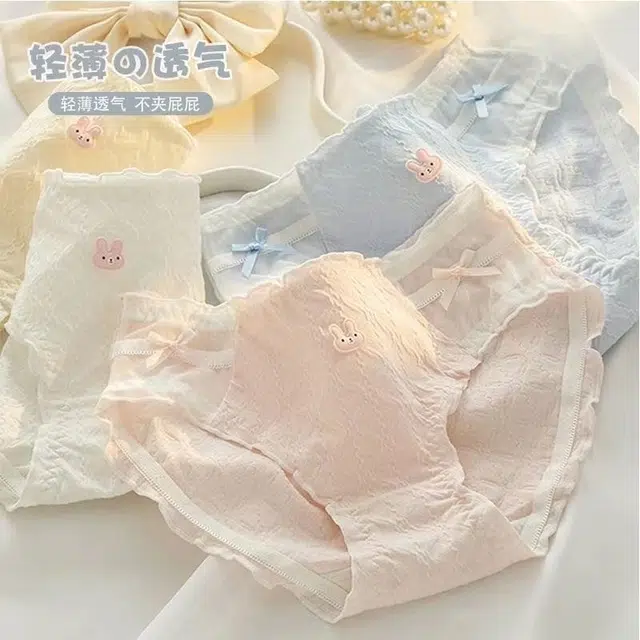 棉基因 柔软舒适俏皮灵动可爱内裤 女款 组合装