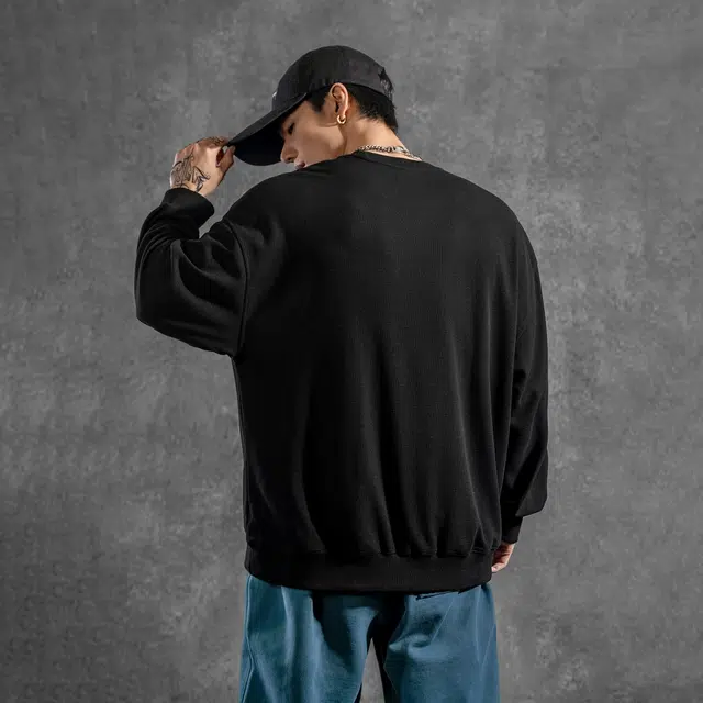 鹿家门 基础款多色圆领长袖初秋上衣卫衣 春秋早秋 男女同款