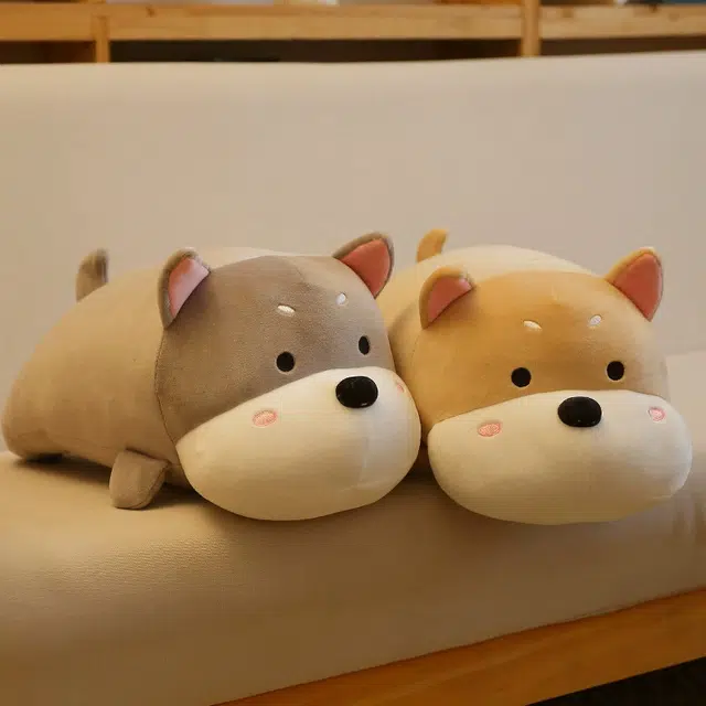 爱冰清 软萌狗 哈士奇柴犬 玩偶 毛绒公仔