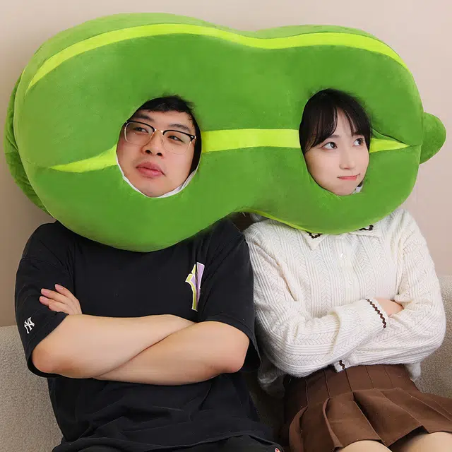 爱冰清 创意个性搞笑菜瓜 大抱枕 玩偶周边