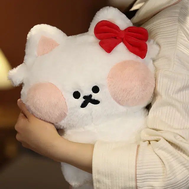 爱冰清 饭团小猫咪 玩偶 毛绒公仔