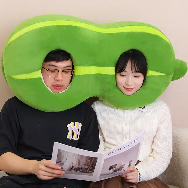 爱冰清 创意个性搞笑菜瓜 大抱枕 玩偶周边