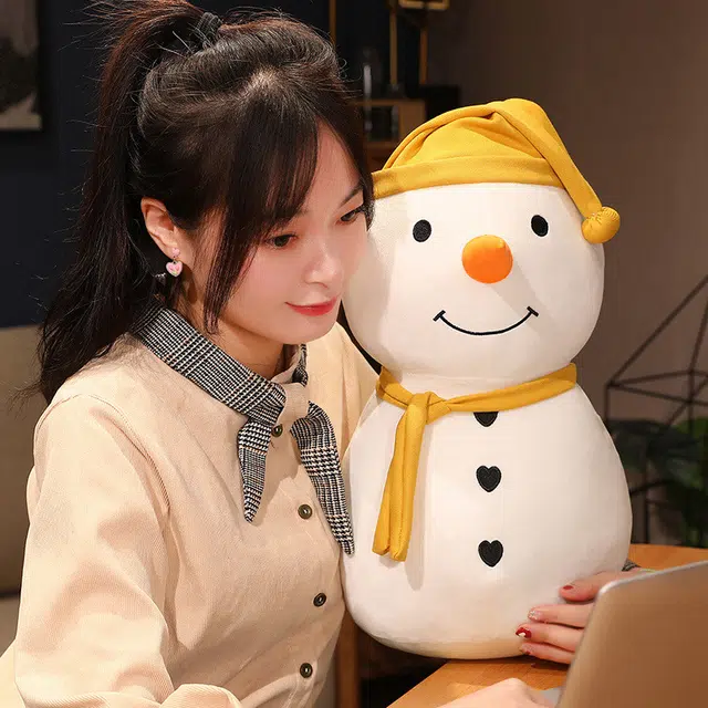 爱冰清 超软雪人 布娃娃 玩偶 毛绒公仔