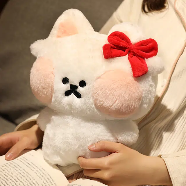 爱冰清 饭团小猫咪 玩偶 毛绒公仔