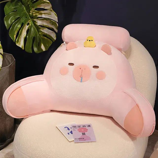 爱冰清 皮巴拉腰靠抱枕家用 玩偶周边