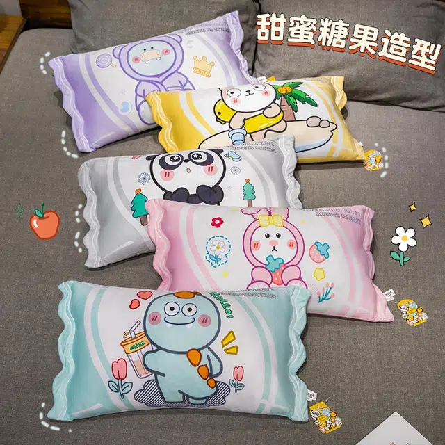 爱冰清 卡通大号糖果夹腿抱枕 安抚 玩偶周边