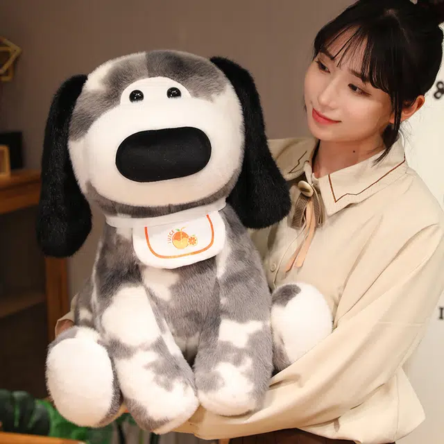 爱冰清 呆萌犬 超可爱狗狗花犬 玩偶 毛绒公仔