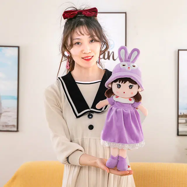 爱冰清 可爱小女孩 布娃娃 玩偶 毛绒公仔