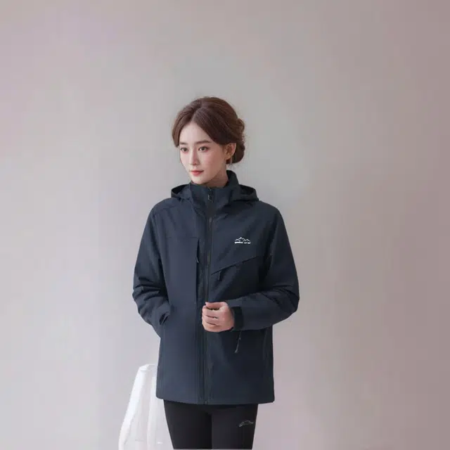 雅鹿 都市机能纯色保暖宽松休闲百搭连帽加厚防风羽绒服 男女同款