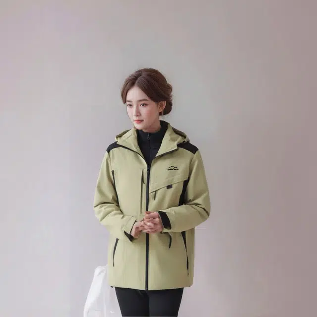 雅鹿 都市机能纯色保暖宽松休闲百搭连帽加厚防风羽绒服 男女同款