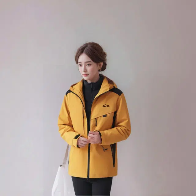雅鹿 都市机能纯色保暖宽松休闲百搭连帽加厚防风羽绒服 男女同款