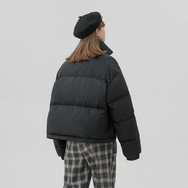 雅鹿 复古加厚保暖短款显高显瘦防风立领面包服厚实感学院风百搭时尚潮流氛围感休闲宽松直筒舒适夹克外套 男女同款