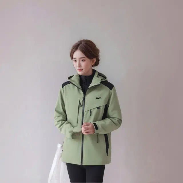 雅鹿 都市机能纯色保暖宽松休闲百搭连帽加厚防风羽绒服 男女同款