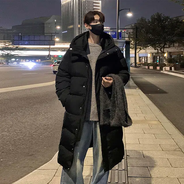 雅鹿 青少年纯色加厚氛围感保暖宽松休闲百搭羽绒服 男女同款