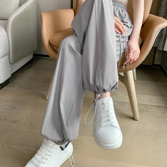 犸凯奴 健身防晒百搭时尚速干舒适束脚休闲裤 女款