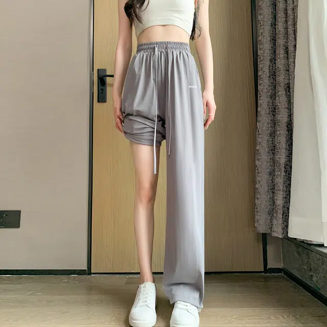 犸凯奴 健身防晒百搭时尚速干舒适束脚休闲裤 女款