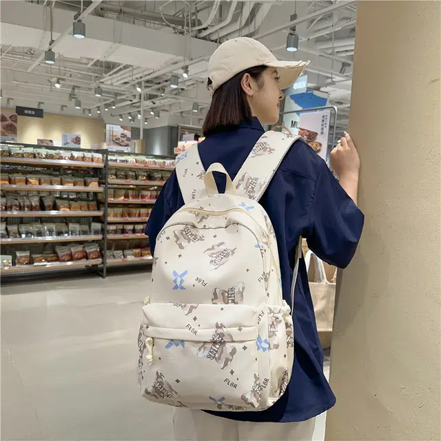 如意士 日系款高颜值清新甜美糖果色 尼龙 双肩包 常规 女款 多色