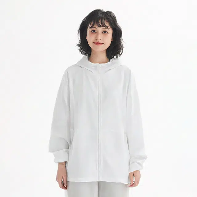 帝狼牛 轻薄凉感亲肤透气速干户外休闲百搭宽松连帽防晒服 男女同款