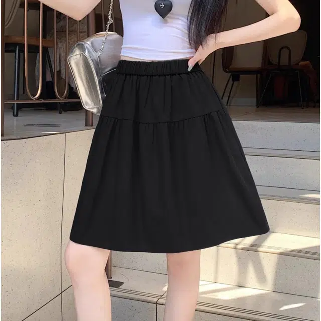 雅羊人 时尚通勤简约百搭休闲短裙 女款